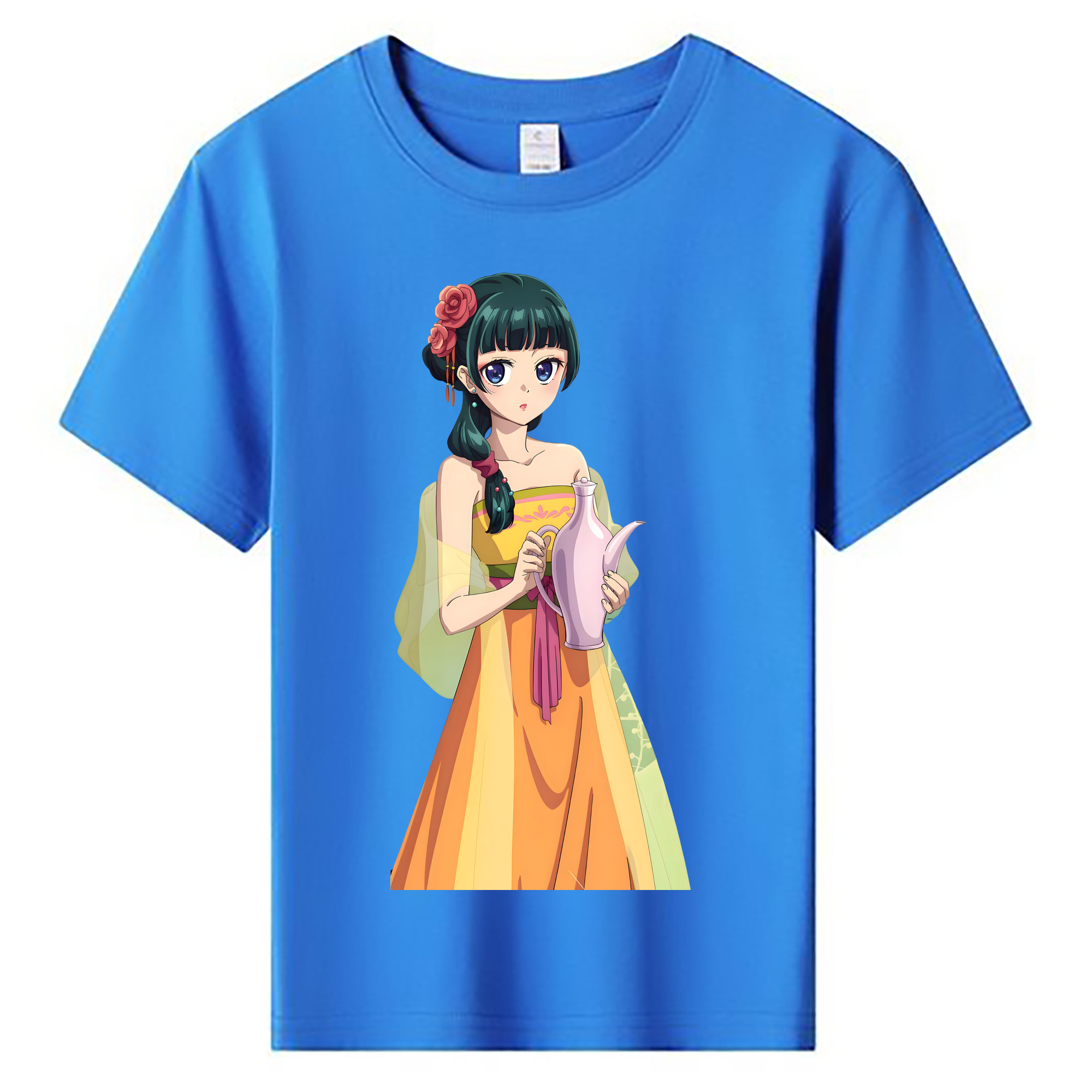 （画像用） 薬屋のひとりごと The Apothecary Diaries 綿100％キッズTシャツ（フロントプリント）